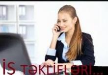 Operator xanımlar tələb olunur