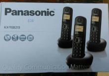 Panasonic - ofis ve is yerleri ucun 3 basli telefon. (yeni)