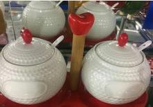 keramik ikili murebbe seker qabı