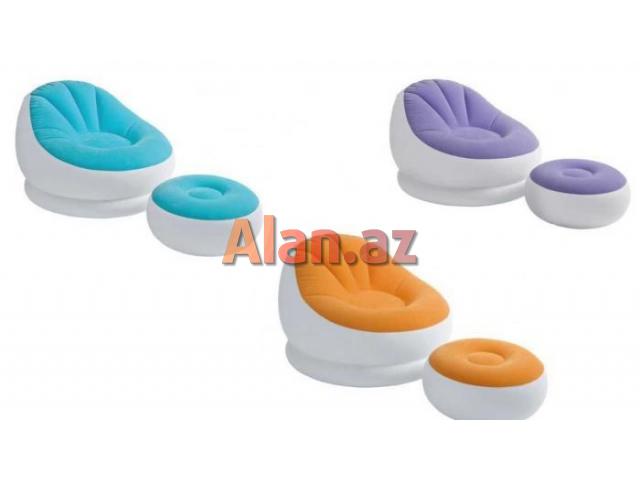 Надувное кресло intex 68572, 104 x 109 x 71 см