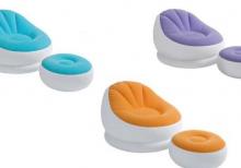 Надувное кресло intex 68572, 104 x 109 x 71 см