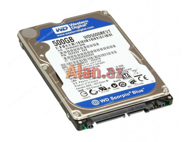 500 gb hard disk noutbuk ucun