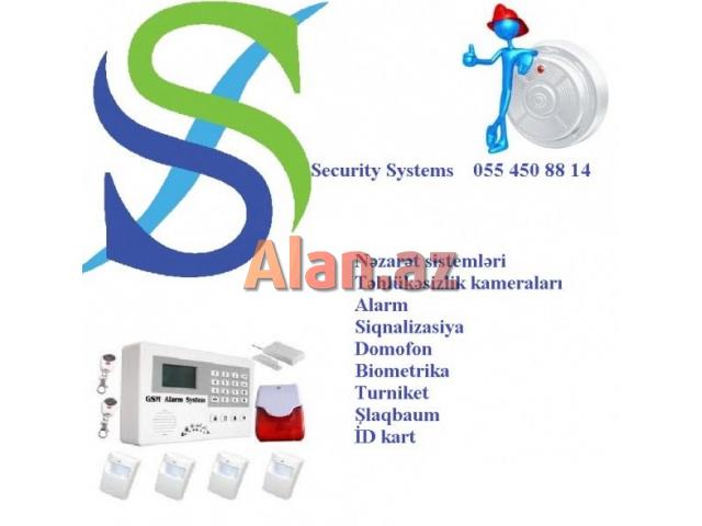 Alarm sistemləri / Siqnalizasiya / 055 450 88 14
