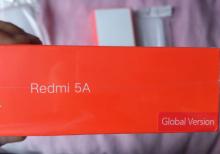 Xiaomi Redmi 5A, 16 GB Dark grey