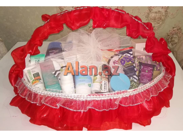 Nişan və toy səbətlərinin hazırlanması