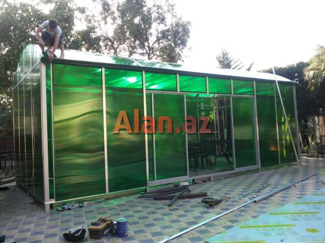 Palikarbonat,Nerj,Dəmir Kanstruksiya,Plastik qapı-pəncərə işləri yüksək səviyyədə