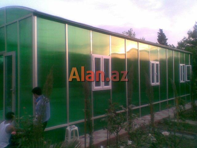 Palikarbonat,Nerj,Dəmir Kanstruksiya,Plastik qapı-pəncərə işləri yüksək səviyyədə