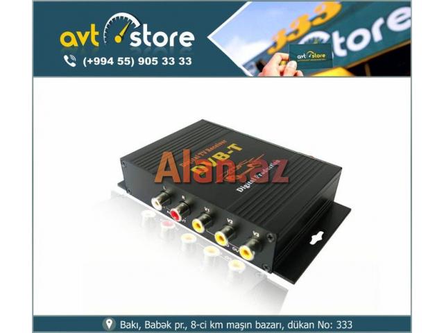 HD 8n dijital tv antena Manitora qoşulur və tv kanallarını göstərir