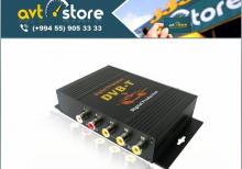 HD 8n dijital tv antena Manitora qoşulur və tv kanallarını göstərir