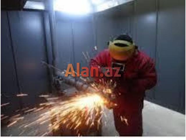 nərimanovda tikinti şirkətidnə qaynaqci teleb olunur