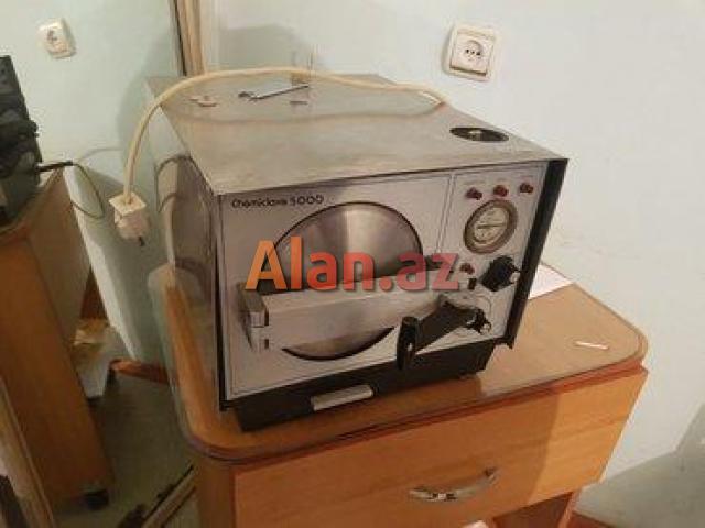 Diş kabinetləri və tato salonlar üçün avtoklav (chemiclave).