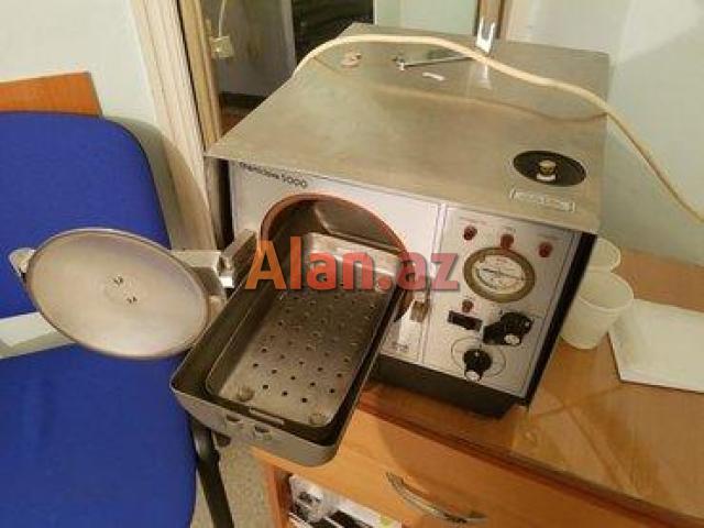 Diş kabinetləri və tato salonlar üçün avtoklav (chemiclave).