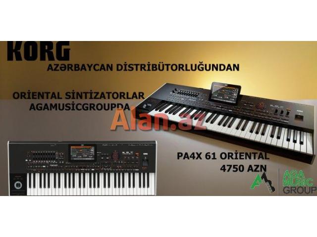 Korg pa4x 61 və korg pa4x 76 sintizatorları