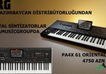 Korg pa4x 61 və korg pa4x 76 sintizatorları