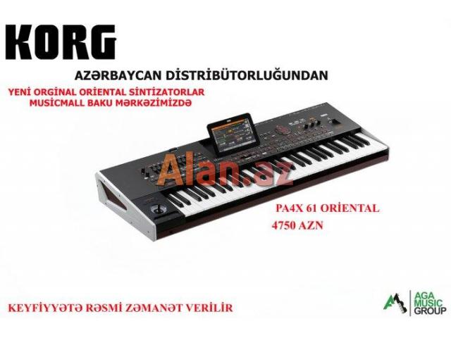 Korg pa4x 61 və korg pa4x 76 sintizatorları