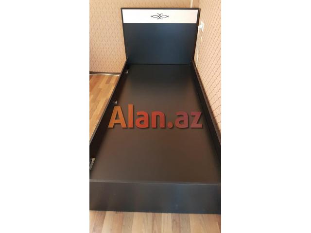 Madeyra mebelden tek neferlik carpayi