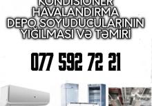 Her nov kombi, kondisoner, havalandirma sistemlerinin yigilmasi ve temiri