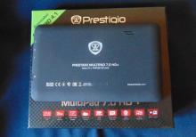 Planset Prestigio Multipad 7.0 HD+. 17,8cm Android Tablet. Dual Core 1.5GHz.