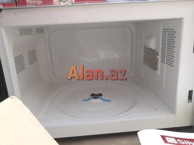 Mikrodalgali soba silver 25 litr sensrli model turk istehsali