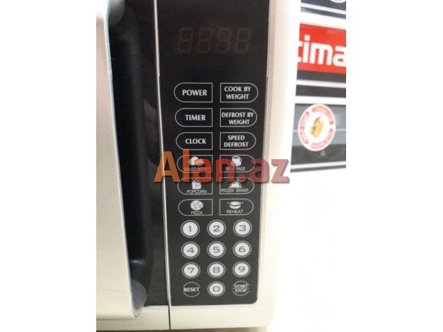 Mikrodalgali soba silver 25 litr sensrli model turk istehsali