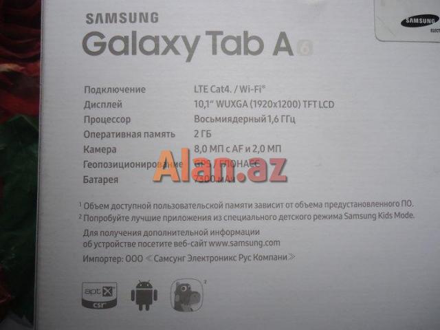Samsung galaxy tab a6 (2017) planşet