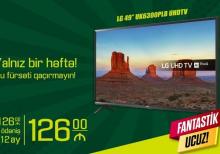 kreditlə  Lg tv 123 ekran