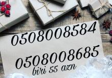 Azercell VIP Nömreler