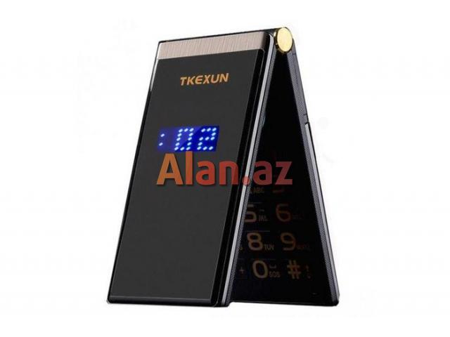 Tkexun M2 Demir korpuslu Qapaqlı Taç ekran iki nömreli Telefon