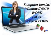 Kompyuter kursu Ofis proqramları