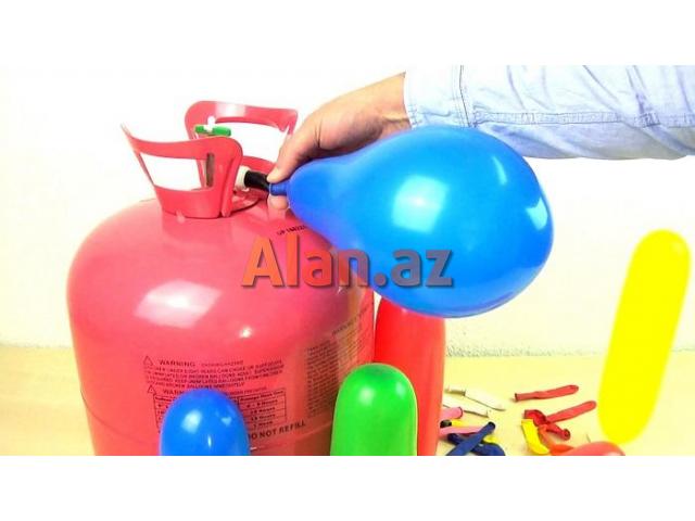 Helium balonlarının satışı