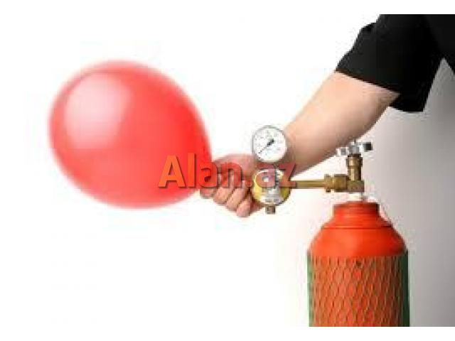 Helium balonlarının satışı