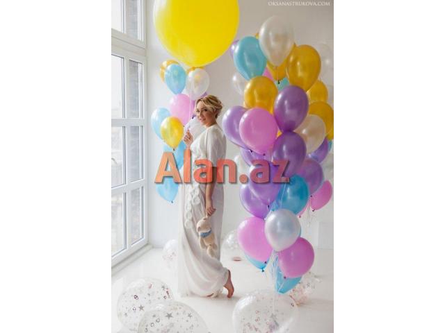 Helium balonlarının satışı