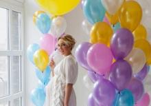 Helium balonlarının satışı