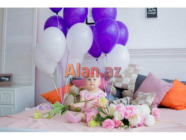 Helium balonlarının satışı