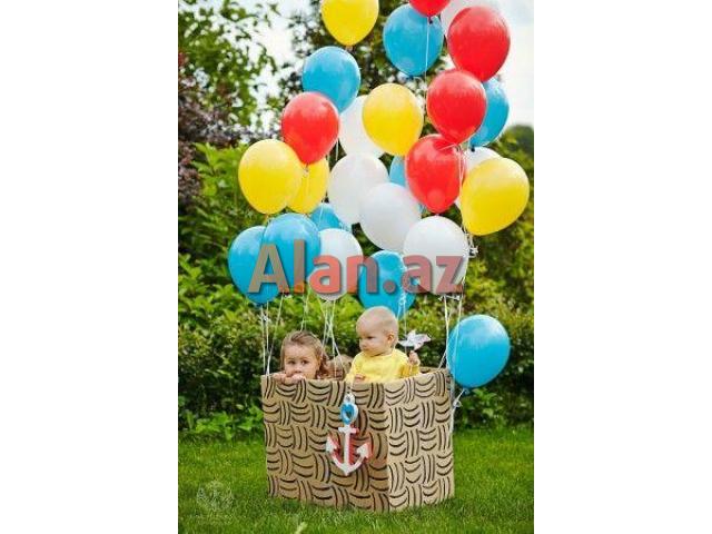 Helium balonlarının satışı