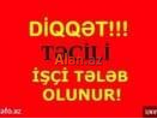 Sirkete bey ve xanim isciler teleb olunur hemde operator ve menecer teleb olunur