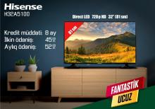 Hisense 81 Ekran 1080p Full HD LED Sərfəli və Münasib Kreditlə