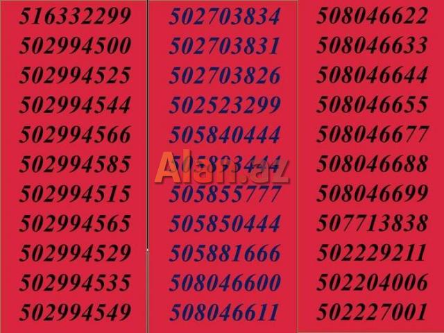 Qızıl/Platinum Azercell nömrələri!