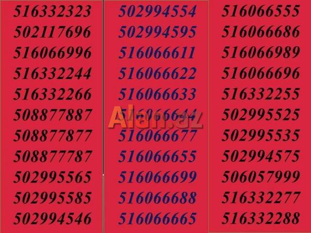 Qızıl/Platinum Azercell nömrələri!