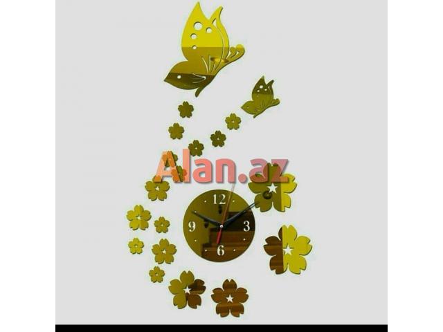 Divar Dekor Saat.. Yeni..qutuda..