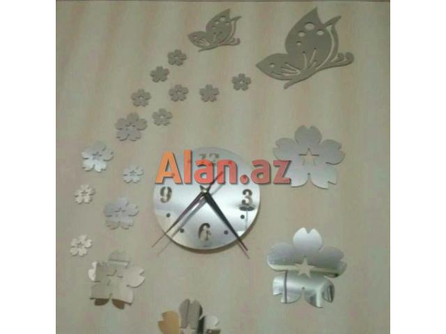 Divar Dekor Saat.. Yeni..qutuda..
