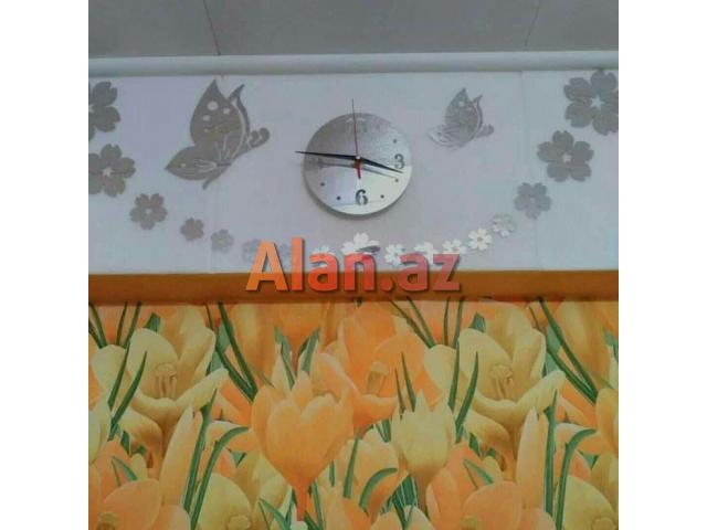 Divar Dekor Saat.. Yeni..qutuda..