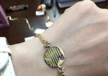 Qizil 585 prob qolbaq pandora  modeldir. Klon uzerinde ayetel kursi qeyd olunub.