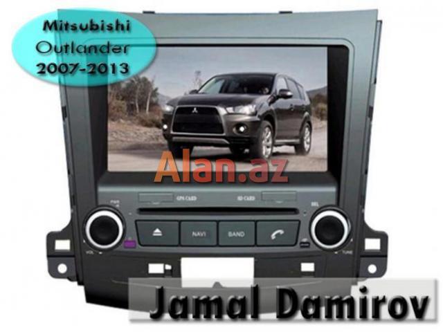 Mitsubishi outlander 2007-2013 üçün dvd- monitor.
