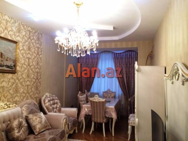 YENI YASAMAL “BAZAR STORE” marketin üstü 80 м² 2 otaqlı SUPER təmirli mənzil satilir.