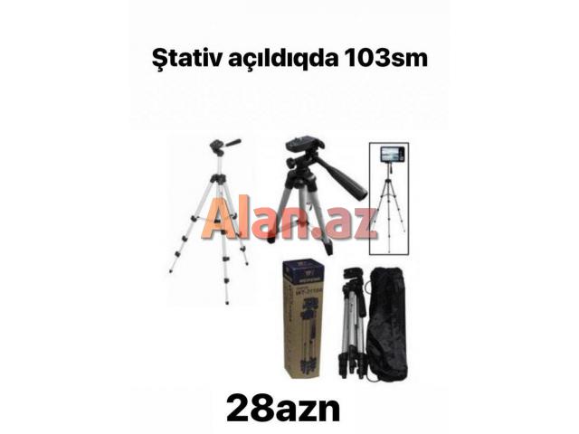 ştativ fotoaparat videoaparat ucun