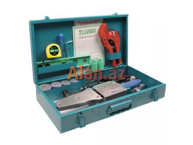 Plastik Boru qaynaqlama Ütüsü dəsti