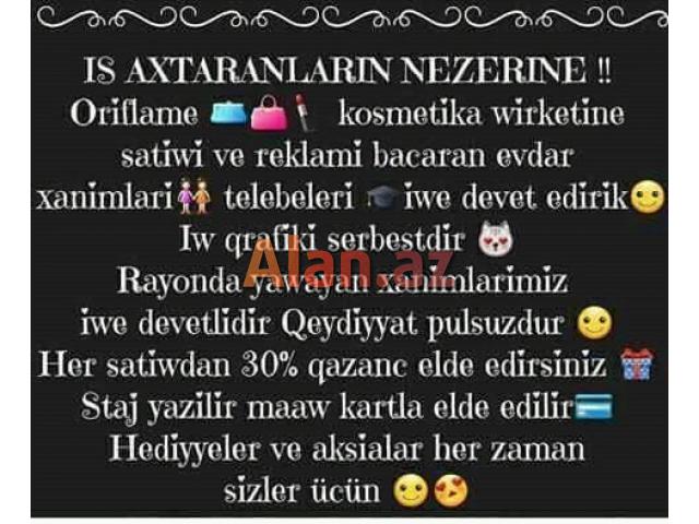 Oriflame ilə Kariyeranızı qurun