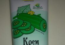 Nemlendırıcı krem xıyar terkıblı.