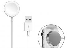 Зарядное устройство для apple watch apple watch magnetic charging cable 1m (mklg2zm/a)